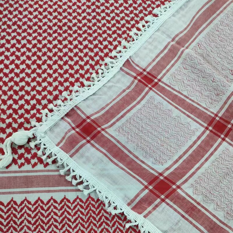 Arabian Cotton Men Head Scarf Manufacturer - Wholesale Sewn Islamic Yashmagh Shemagh Keffiyeh Woven
