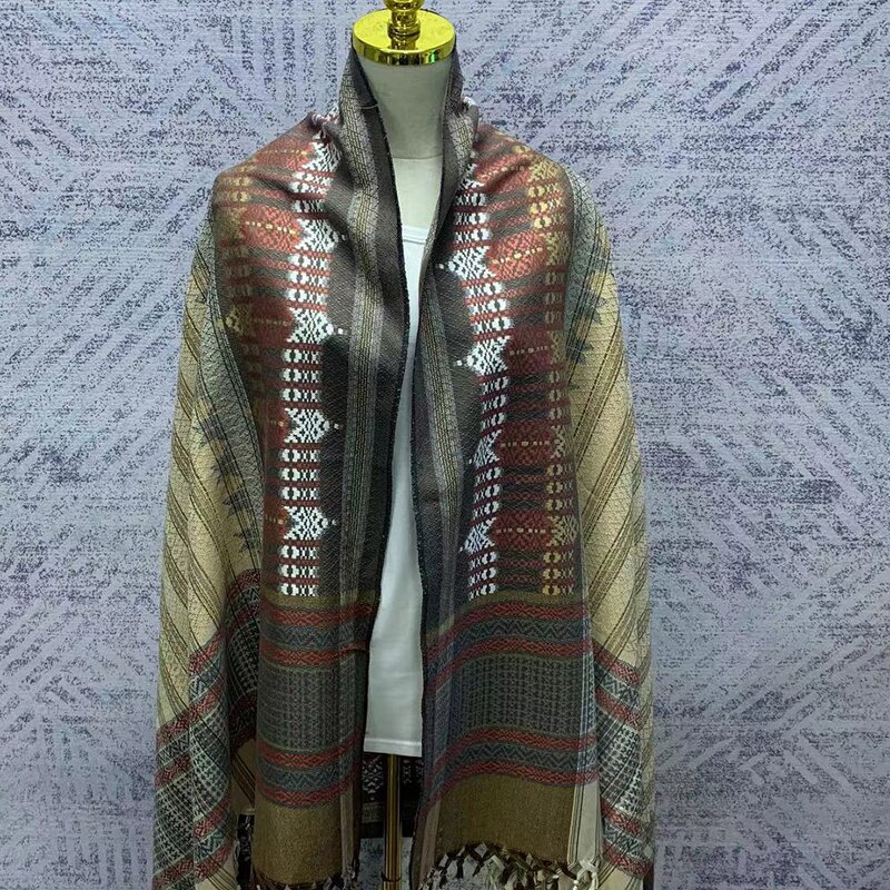 Prayer Shawl Manufacturer - Jewish Christian Messianic Tassel Scarf 106x196cm 536g