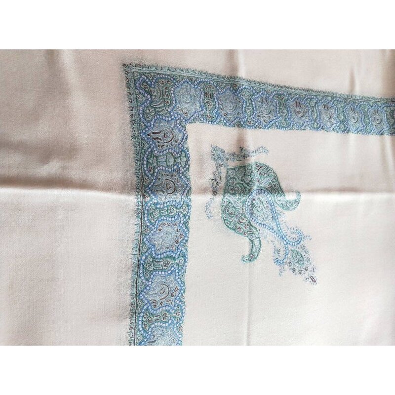 Traditional Arab Men Head Scarf Manufacturer - Omani Masar Kashmir Pashmina Embroidered Paddy Harvest Pattern