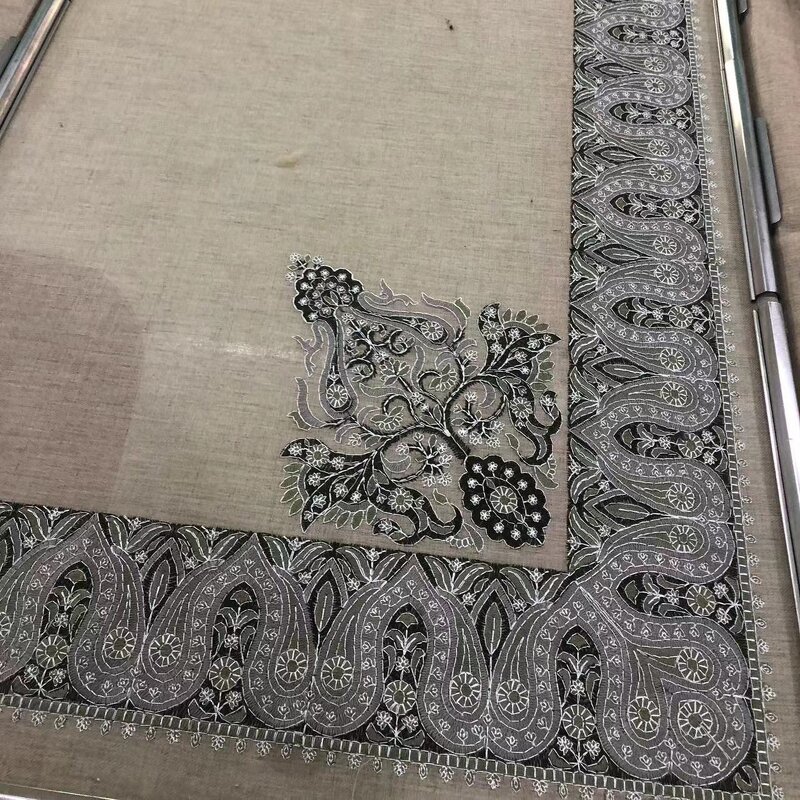 Omani Masur Keffiyeh Manufacturer - Arab Scarf Eid Al Fitr Hijab for Men Islamic 55x55inch