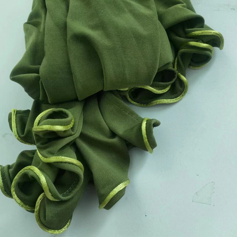 Jersey Hijab Scarf Manufacturer - New Style Women Muslim Cotton Shawl with Gold Satin Rope 70x170cm