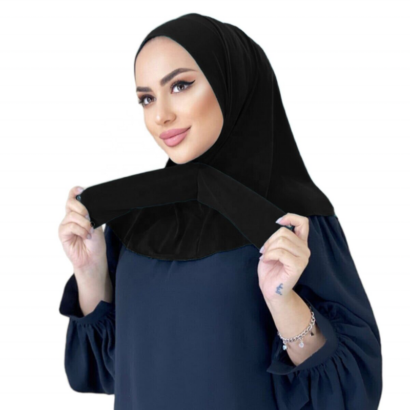 Inner Hijab Manufacturer - Jersey Cotton Breathable Straps Button Adjustable High Elastic