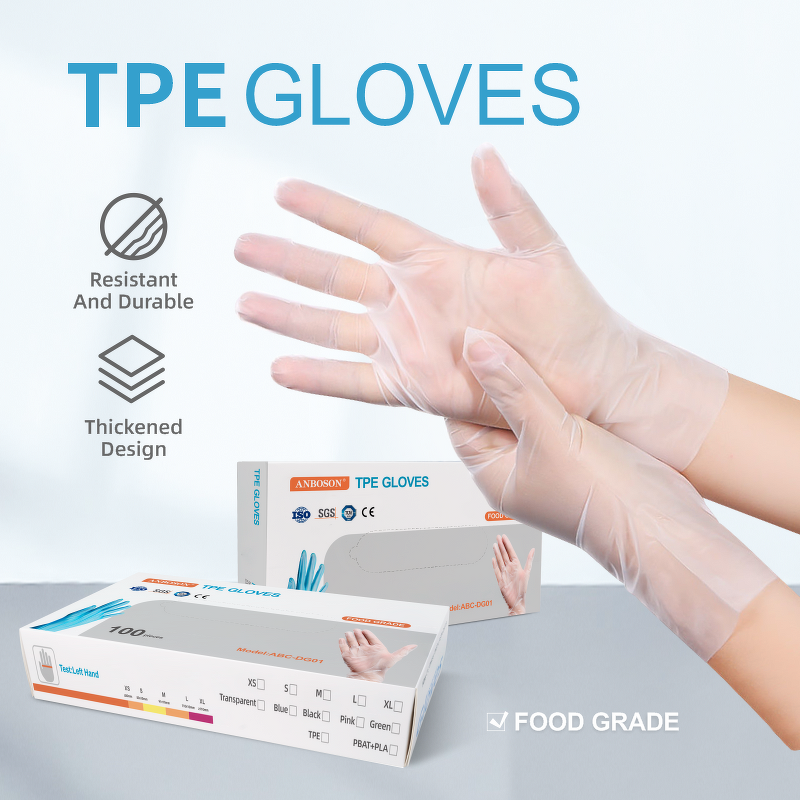 Dish Washing Gloves Manufacturer - Safety Powder Free Baby Guanti Plastic Tpe Hand Vinyl for Kitchen