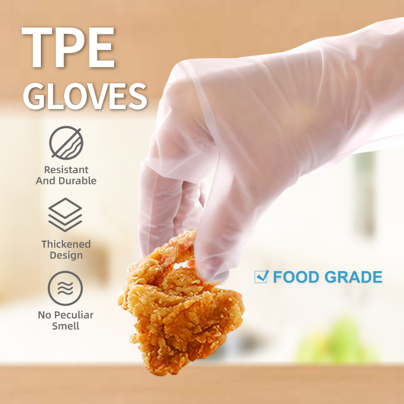 Dish Washing Gloves Manufacturer - Safety Powder Free Baby Guanti Plastic Tpe Hand Vinyl for Kitchen