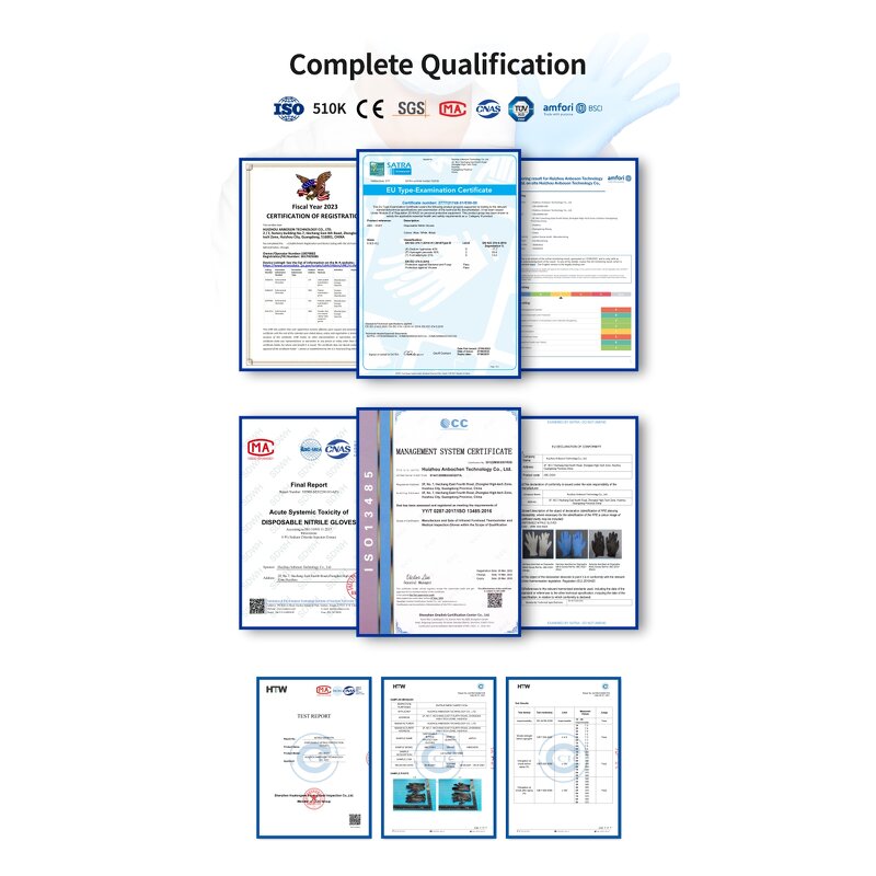 Nitrile Gloves Manufacturer - Anboson New Hot Sale Product Diamond Grip Professional Brand Textured