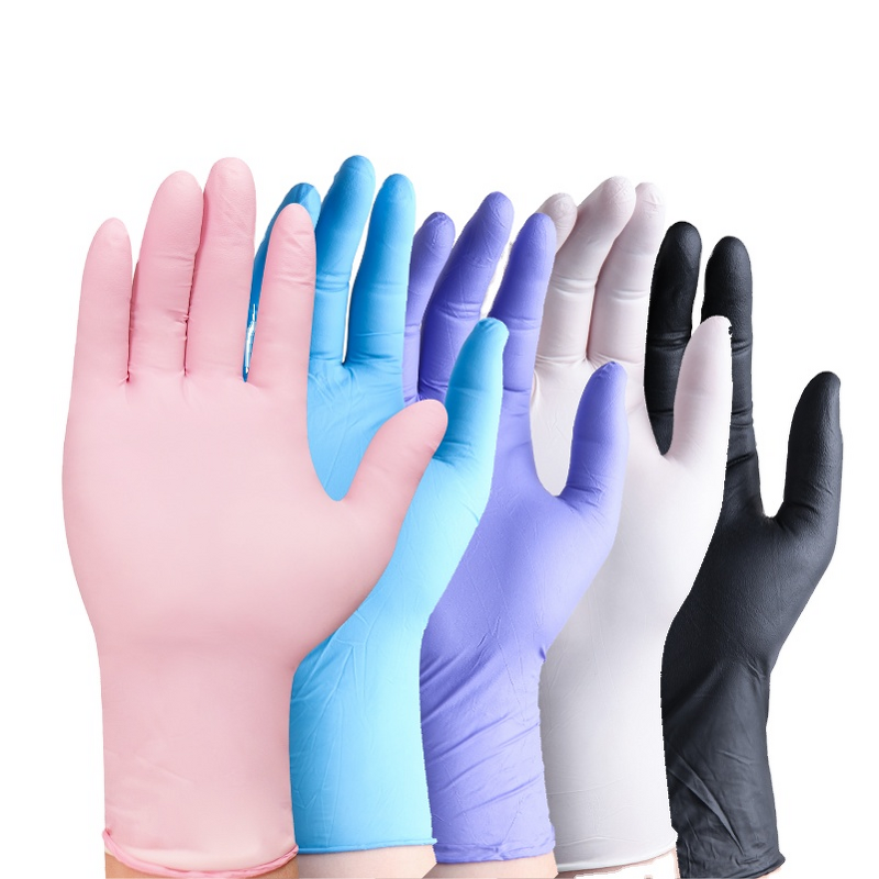 Disposable Nitrile Gloves Manufacturer - Blue Powder Free Suitable for Home Cleaning Kitchen Food Cooking