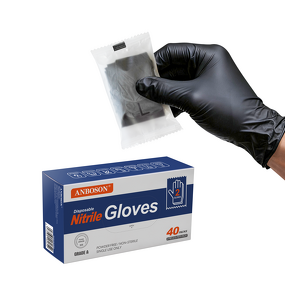 Nitrile Gloves Manufacturer - Premium Food Grade 2-Pack Individually Wrapped Portable Chemical Resistant