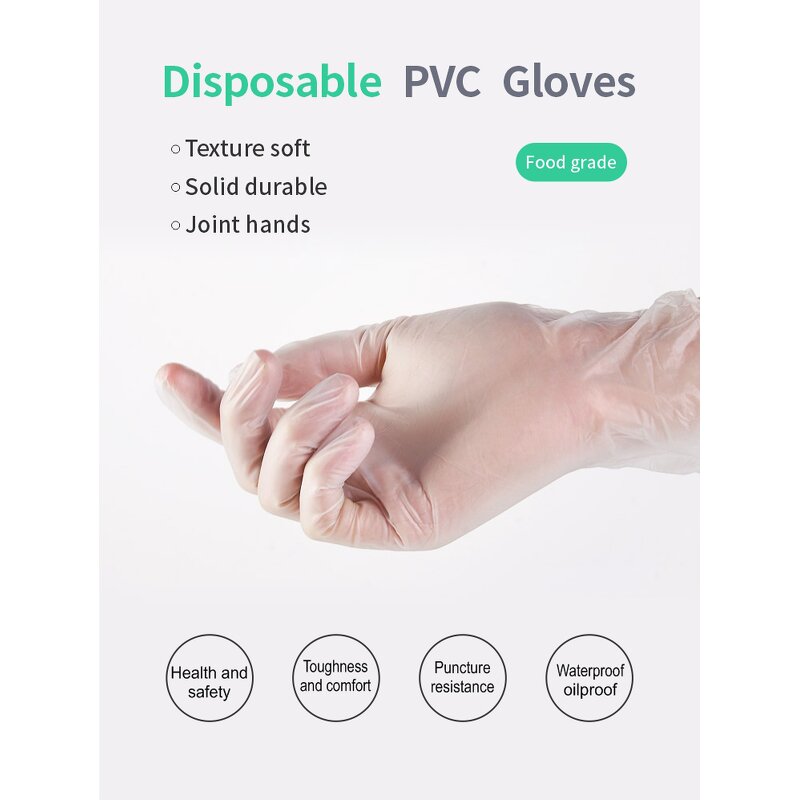 Vinyl Gloves Manufacturer - Anboson Wholesale Food Disposable Protection Clear Powder Free