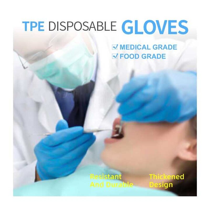 Disposable Nitrile Gloves Manufacturer - Blue Powder-Free Latex Bulk Box Waterproof for Household Cleaning Industrial