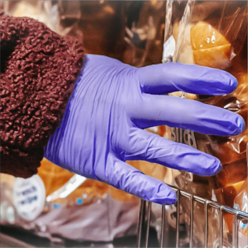 Disposable Nitrile Gloves Manufacturer - Food Handle Industrial Use Powder Latex Free Safety Working Blue