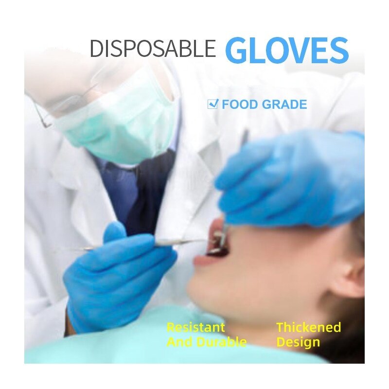 Nitrile Gloves Manufacturer - Textured Fingertips Black 5 Mil Extra Strength for Auto Repair Kitchen