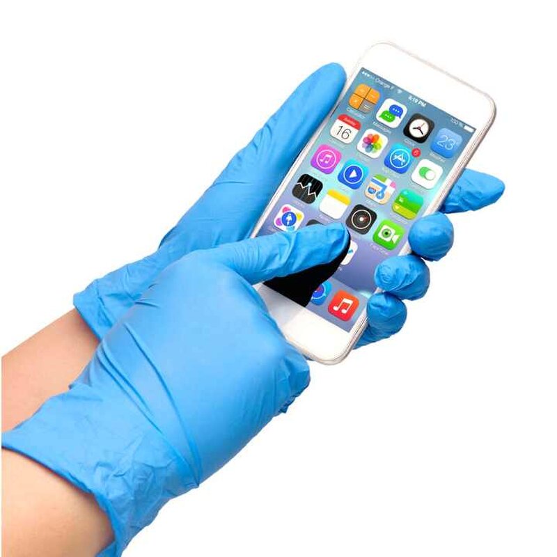 Disposable Nitrile Gloves Manufacturer - Waterproof Blue Powder-Free Sensitive Touch Dental Exam Clinic Use