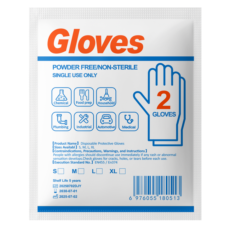 Disposable Nitrile Gloves Manufacturer - Anboson 2 Pack Durable Eco-Friendly Thick Portable Powder-Free