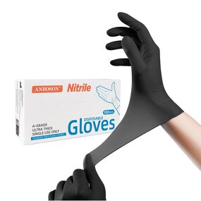 Disposable Nitrile Gloves Manufacturer - Blue Powder-Free Latex Bulk Box Waterproof for Household Cleaning Industrial
