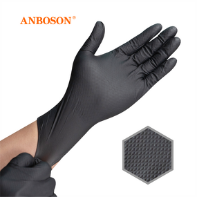 Nitrile Gloves Manufacturer - 8 Mil Black Diamond Powder Latex Free for Auto Repair Gardening Food Safe