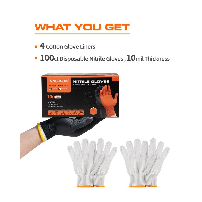 Nitrile Gloves Manufacturer - Powder Free Food Handling Xs S M L XL 6 Mil Luvas Grade Blue