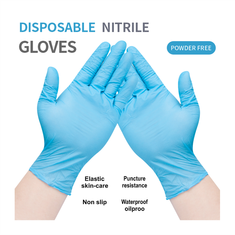 Disposable Rubber Gloves Manufacturer - Non Latex Tpe Powder Free Examination Medical Dish Washing Plastic Nitrile