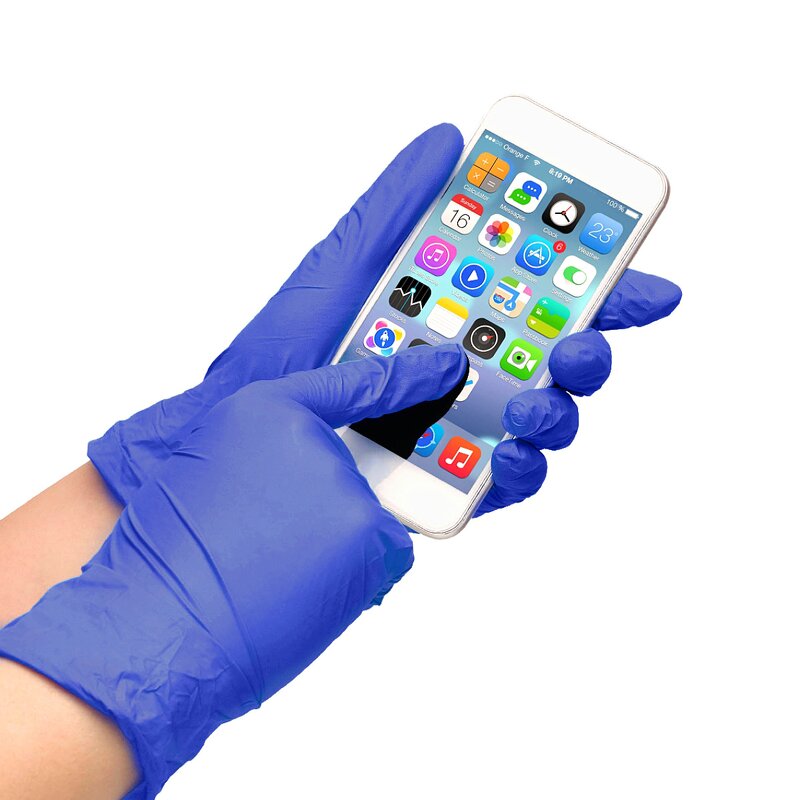 Disposable Nitrile Gloves Manufacturer - 3 Mil Cobalt Blue for Food Service Grade Safe Tattoo BBQ