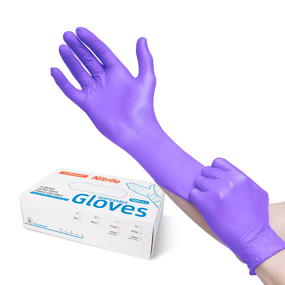 Disposable Nitrile Gloves Manufacturer - Color Differentiated Purple Powder Free Latex Free for Task Specific Hygiene