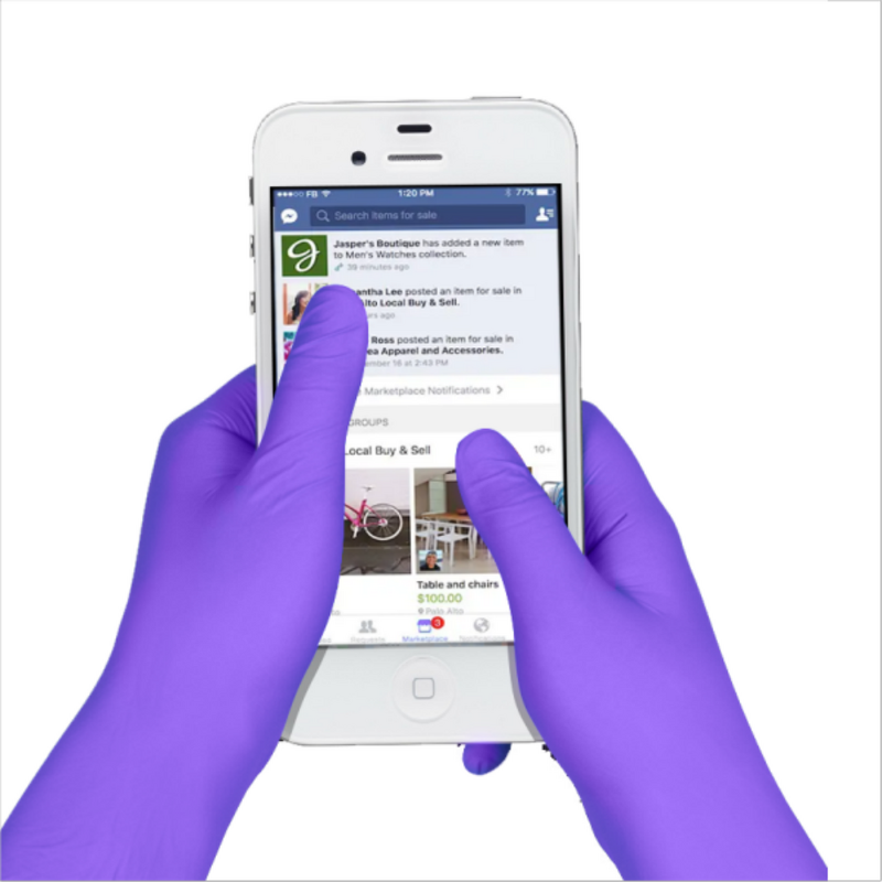 Disposable Nitrile Gloves Manufacturer - Food Handle Industrial Use Powder Latex Free Safety Working Blue