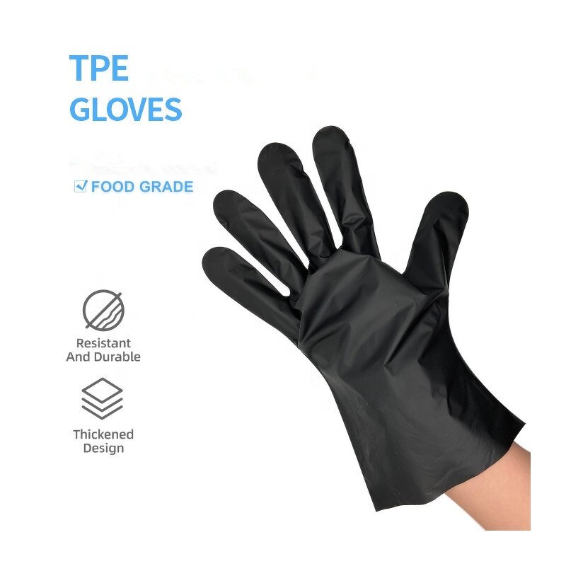 Cleaning Washing Gloves Manufacturer - Pe Touchscreen Tpe Pet Waterproof Black Kitchen Custom Bbq Hand Garden