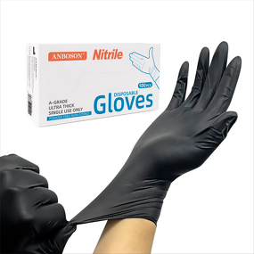 Disposable Nitrile Gloves Manufacturer - CE Certified Comfortable Blue Waterproof Durable for Household Cleaning