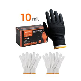 Nitrile Gloves Manufacturer - Powder Free Food Handling Xs S M L XL 6 Mil Luvas Grade Blue