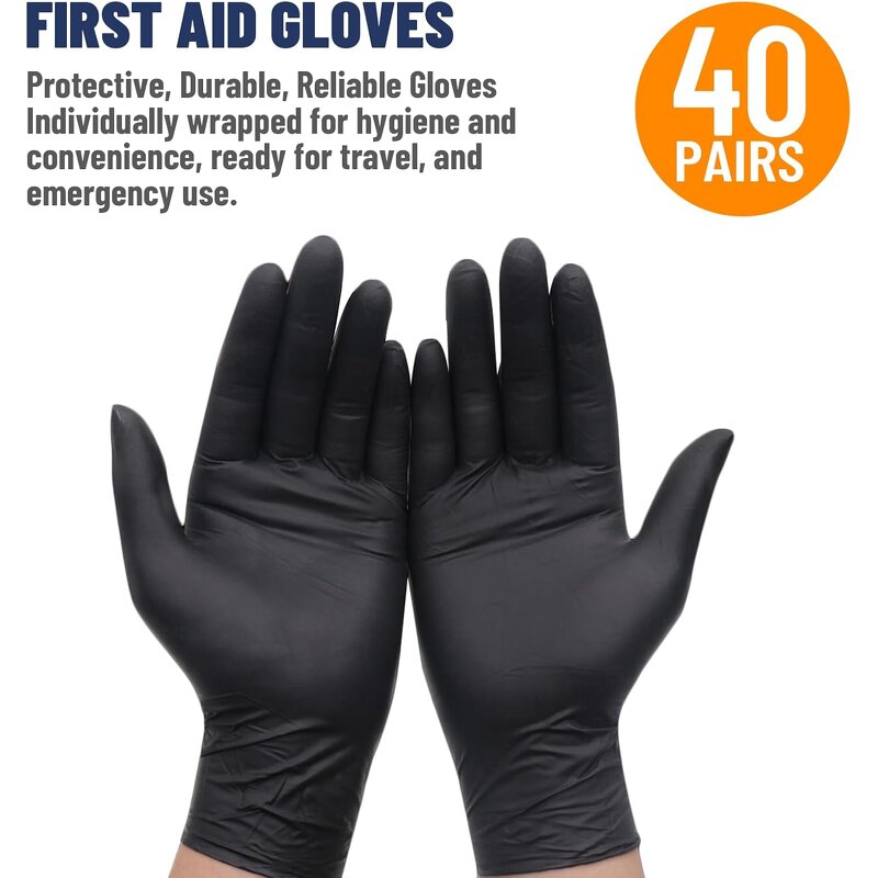 Disposable Nitrile Gloves Manufacturer - 5mil 9inch 40 Pairs Individually Wrapped Class I Medical