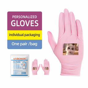 Disposable Nitrile Gloves Manufacturer - 5mil Pink for Industrial Tasks Anti-Impact Anti-Slip Touch Screen
