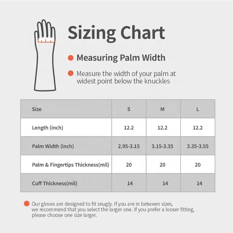 Disposable Nitrile Gloves Manufacturer - Anboson 12inch Long Sleeve Non-Slip Grip Waterproof Cleaning Washing for Women