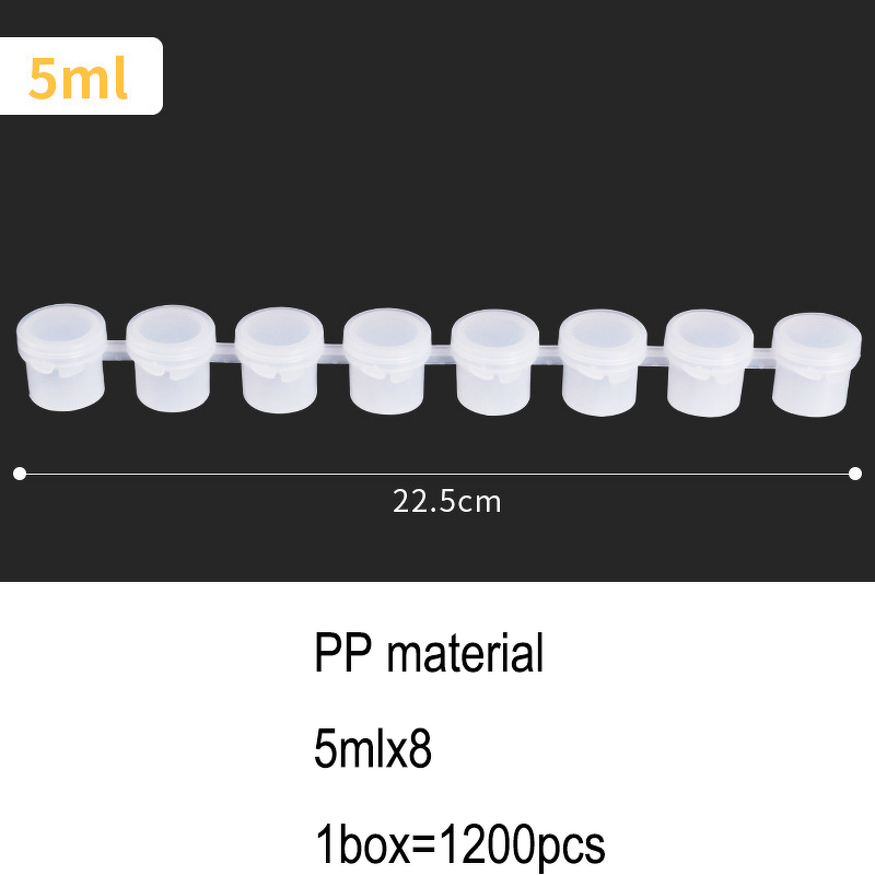 Acrylic Paint Container Manufacturer - Non-toxic Strip Storage Lid for Classrooms School Art Crafts 5ml Water-Based