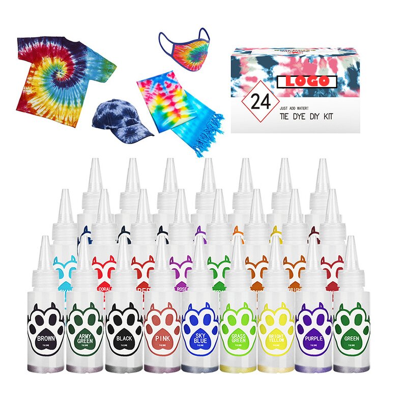 Tie-Dye Kit Manufacturer - Hot Sale Water-Proof Liquid One-Step Dyeing for Kids Adults Art Set
