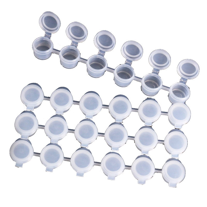 Acrylic Paint Pot Manufacturer - Multi-function 5ml Non-toxic Clear Storage Container for Kids Art Class DIY