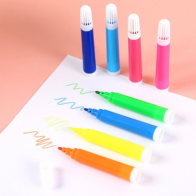 Color Pens Manufacturer - Kids DIY Non Toxic Marker Pens Mini Washable Water Color Pens