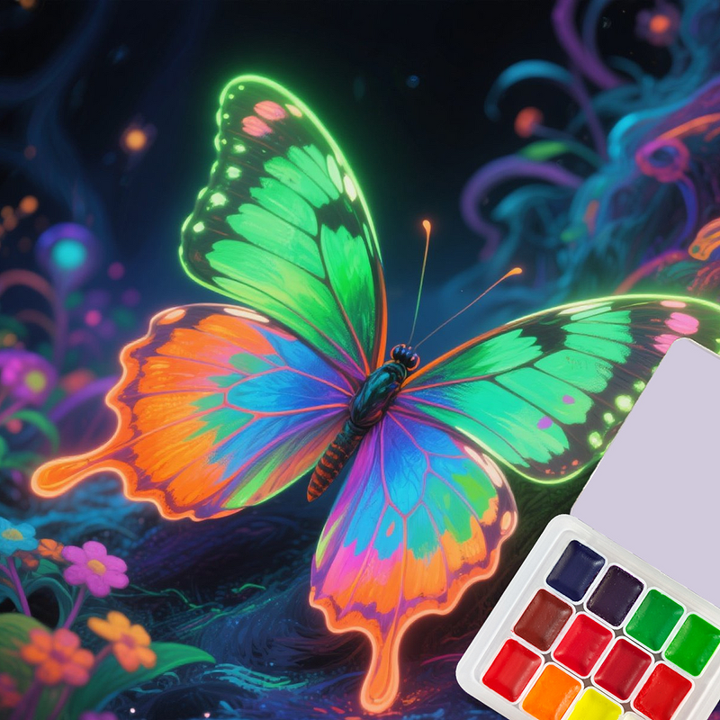 Art Paint Markers Manufacturer - Custom Logo Package Fine Tip Glow in the Dark Vibrant Artist Set