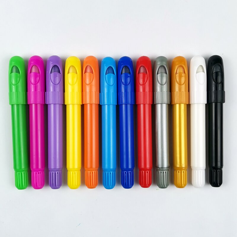 Face Paint Stick Manufacturer - Custom Logo Gold Silver Twist Stick Colorful Temporary Washable Water-Based for Birthday