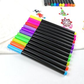 Fabric Paint Markers Manufacturer - 20-Pack Water-Based for Adults and Kids Permanent Doodling No Fading