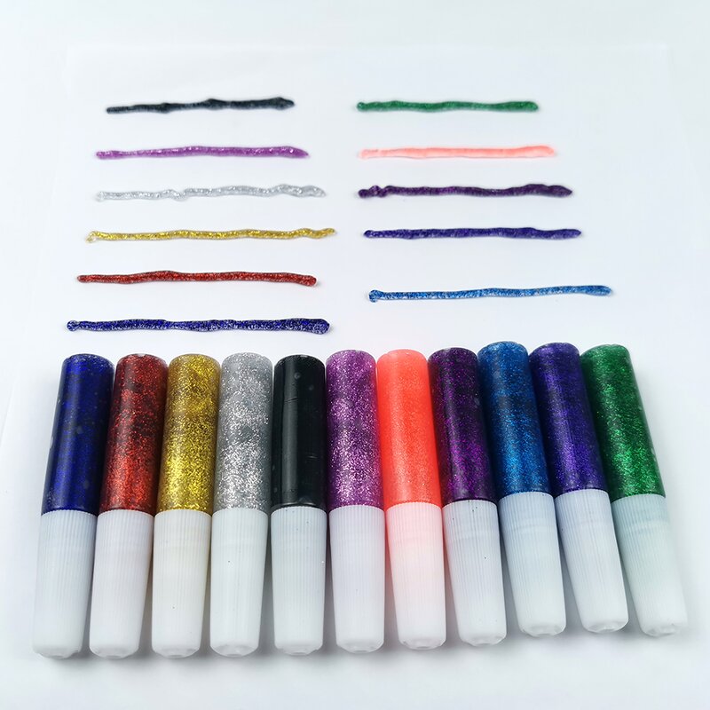 Glitter Paint Set Manufacturer - Wholesale 24-Color Non-Toxic for Kids Multi-Function Art Classes Lovely Design