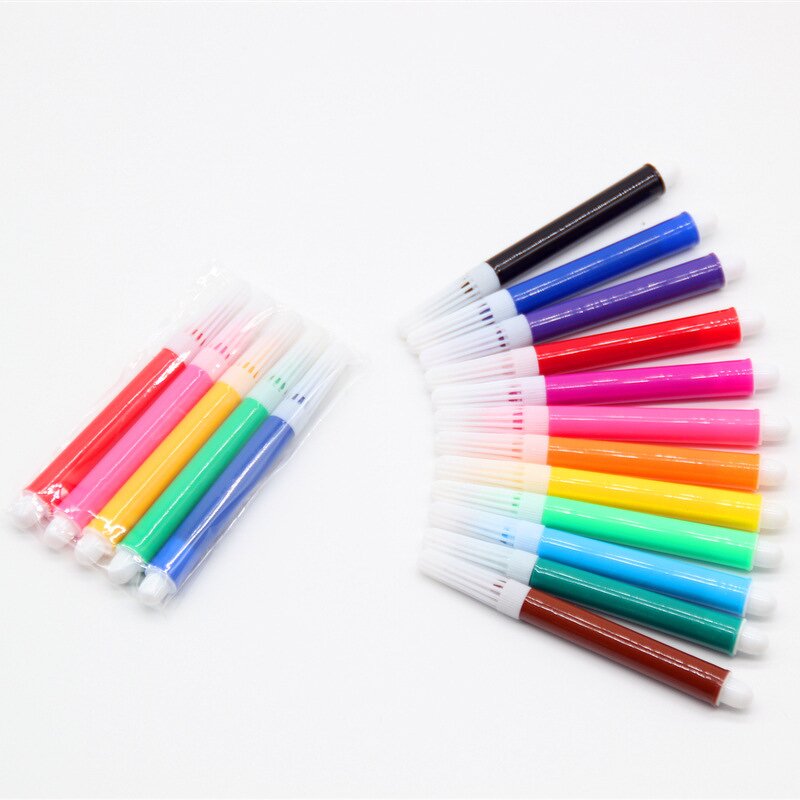 Color Pens Manufacturer - Kids DIY Non Toxic Marker Pens Mini Washable Water Color Pens