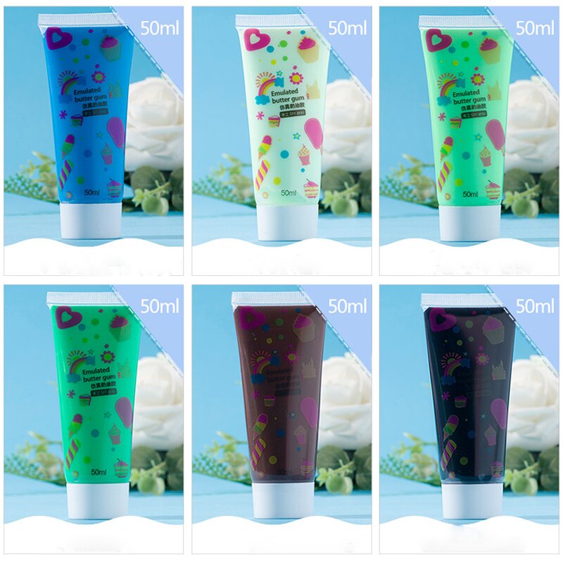 Craft Decoration Manufacturer - Gift Set Nice Package Multi-color Phone Case Simulation Cream Glue