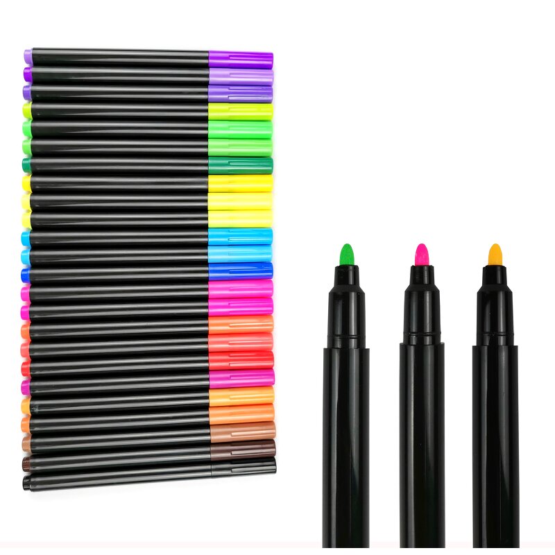 Fabric Markers Set Manufacturer - Non-Toxic Multi-Color Textile Paint Pens for a Variety of Fabrics