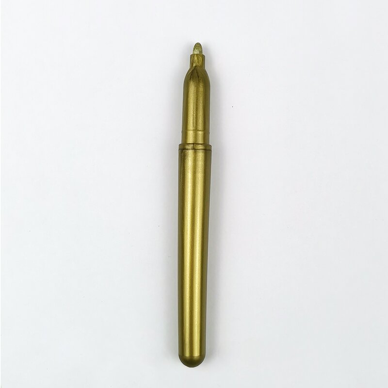 Wine Glass Metallic Markers Manufacturer - Multi-Function Promotional Party 6-Color Erasable Dry-Erase & Wet-Erase Flat Brush Tip