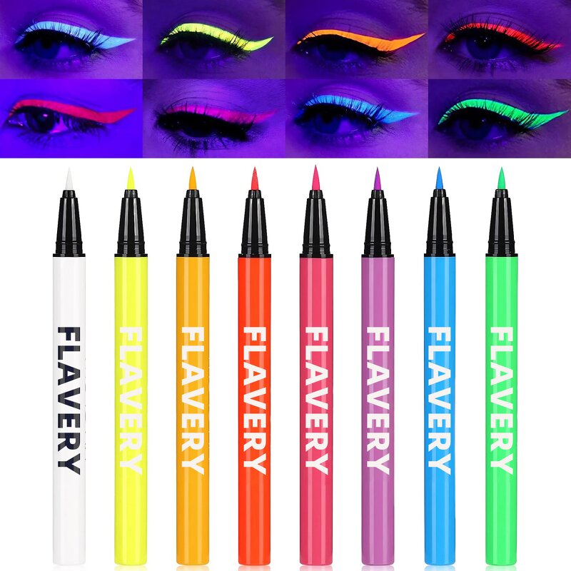 Glow in the Dark Markers Manufacturer - Multi-colors 8 Colors Fine Tip with Liquid Ink Dual-side Writing Erasable Set