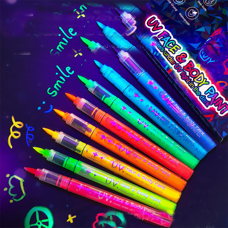 Fine Tip Set Manufacturer - Multi-function 8 Colors Dual-side Writing Erasable for All Surface Water-based UV Paint