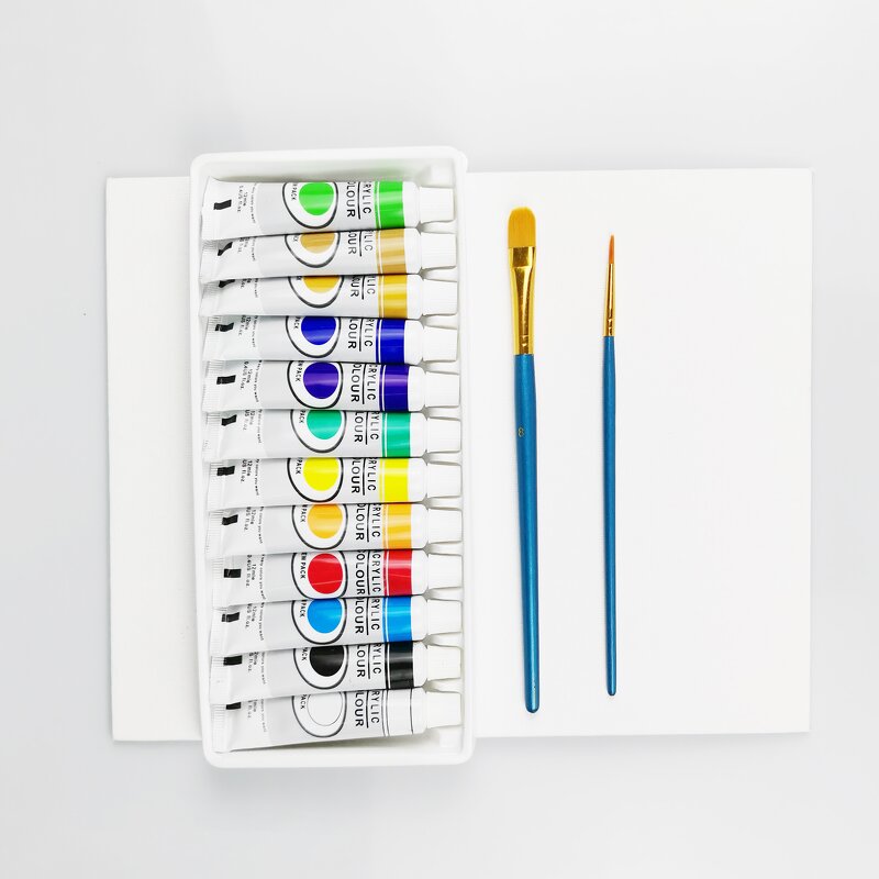 Acrylic Paint Set Manufacturer - 24-Color Waterproof Multi-Function for Canvas Wood Rock for Art Suppliers