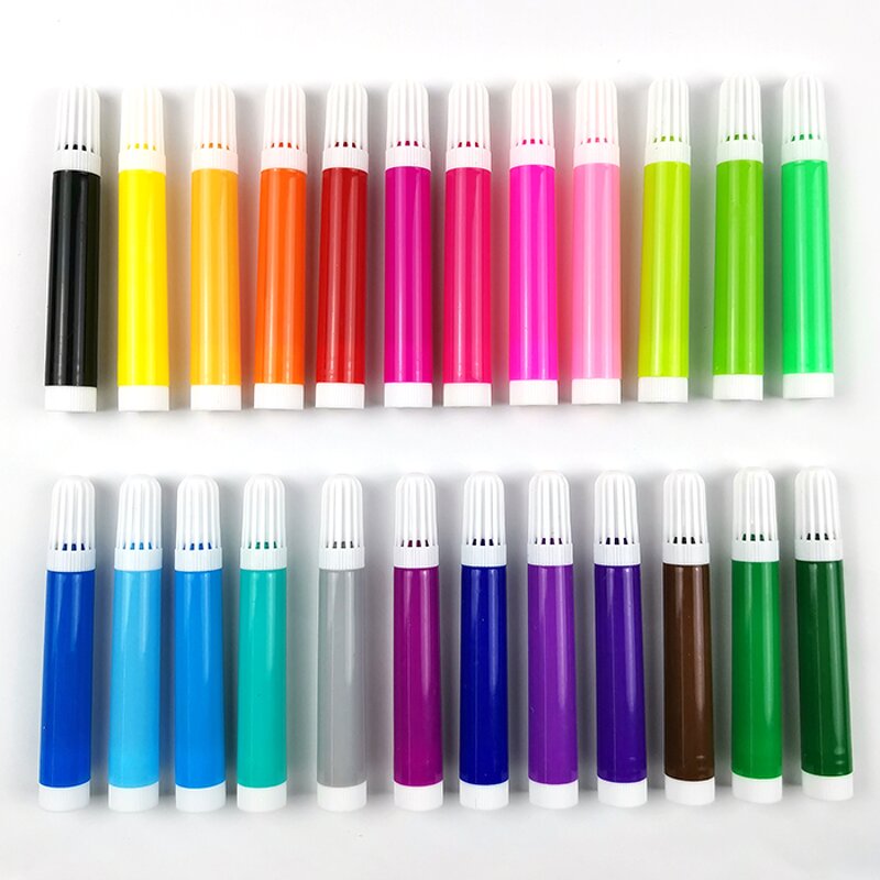 Art Markers Manufacturer - Multi-Color Non-Toxic Mini Washable Water-Based Promotional Stationery Pen Sets
