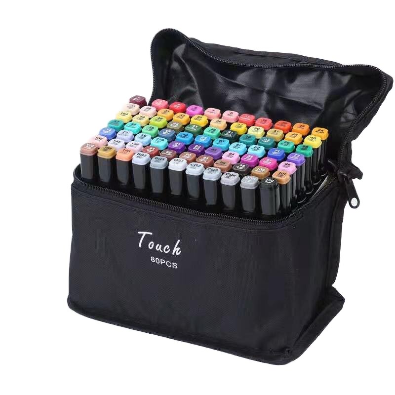 Twin Marker Set Manufacturer - Alcohol-Based for Kids & Adults for Painting Coloring & Illustrating on Paper