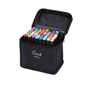 Art Markers Manufacturer - 48-Color Waterproof Permanent Ink for Writing on Paper Alcohol Markers