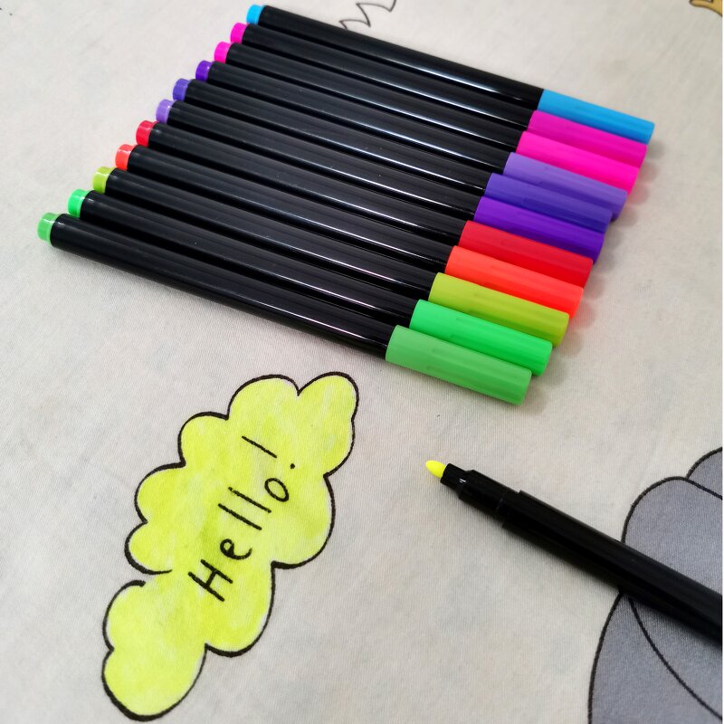 Fabric Paint Markers Manufacturer - 20-Pack Water-Based for Adults and Kids Permanent Doodling No Fading