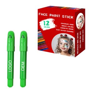 Body Paint Twist Crayon Manufacturer - Custom Logo Multi-Color Water-Based Washable for Face Set Packaging